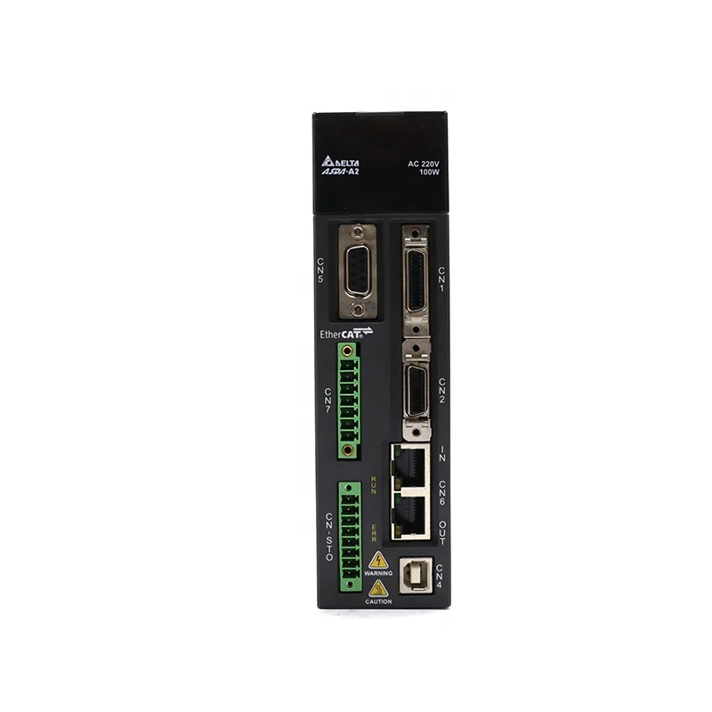 Smart Motion Pro 0.1kW 1Phase 220V 1kHz HighResponse 20-bit Encoder CE Certified CNC Compatible Delta Servo Drive ASD-A2-0121-E