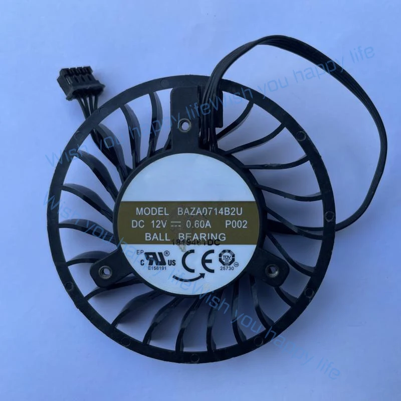 

L... New For AVC BAZA0714B2U DC 12V 0.6A Four lines Cooling Fan
