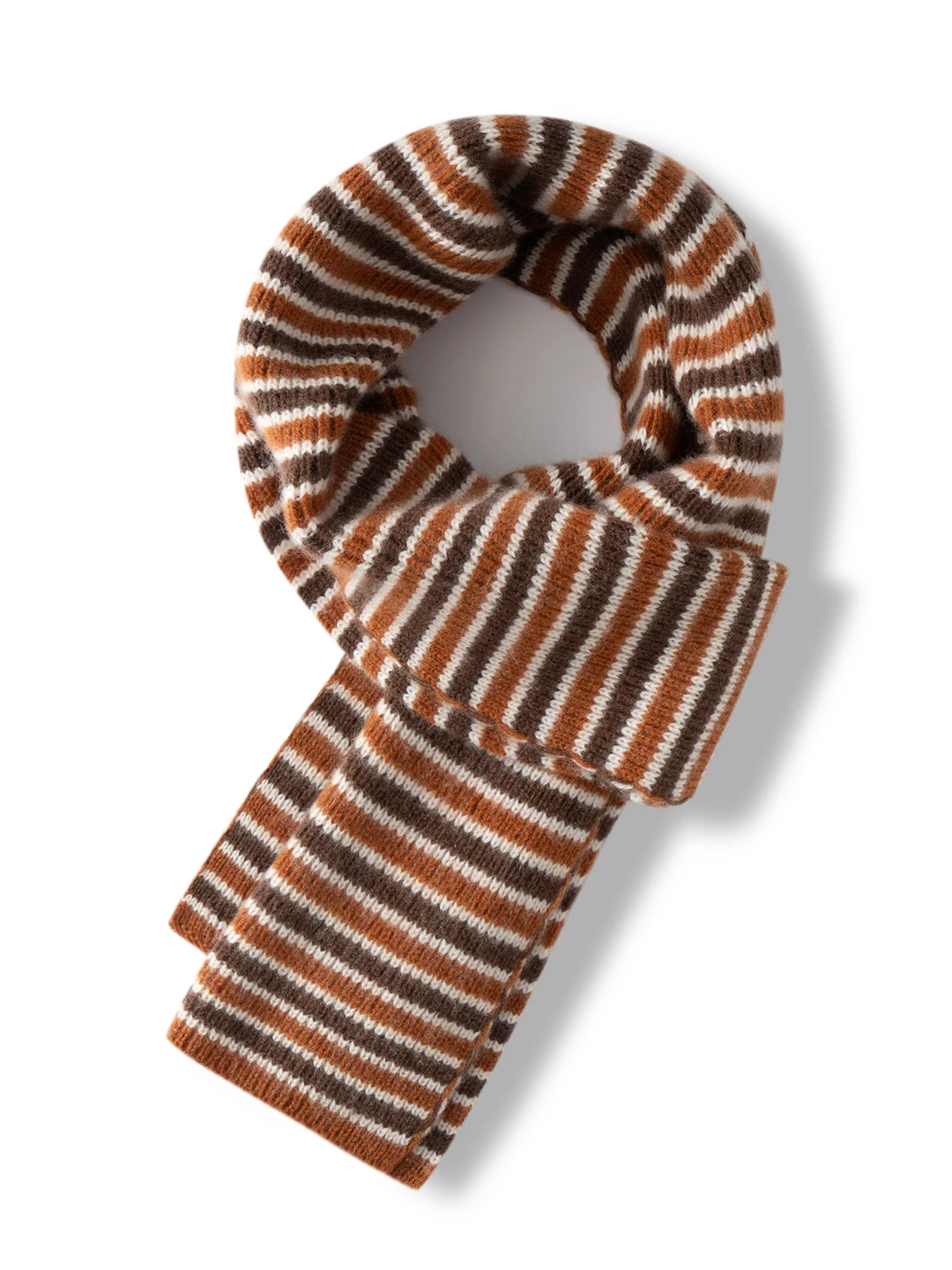 Echarpe-tricotee-thiened-camere-pour-femme-automne-hiver-rayee-elegante-chauffe-cou-sensation-haut-de-gamme-extra-longue-et-rectangulaire