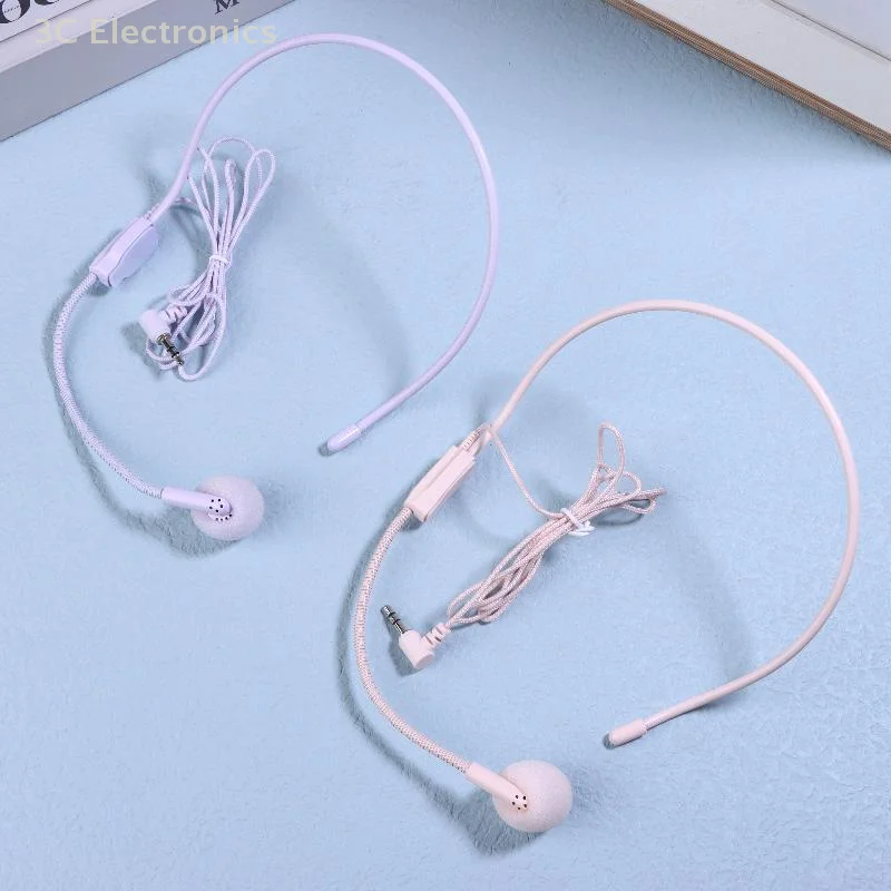 1 قطعة السلكية 3.5 مللي متر التوصيل دليل محاضرة الكلام سماعة Mic المحمولة رئيس محمولة سماعة ميكروفون لاجتماع التدريس