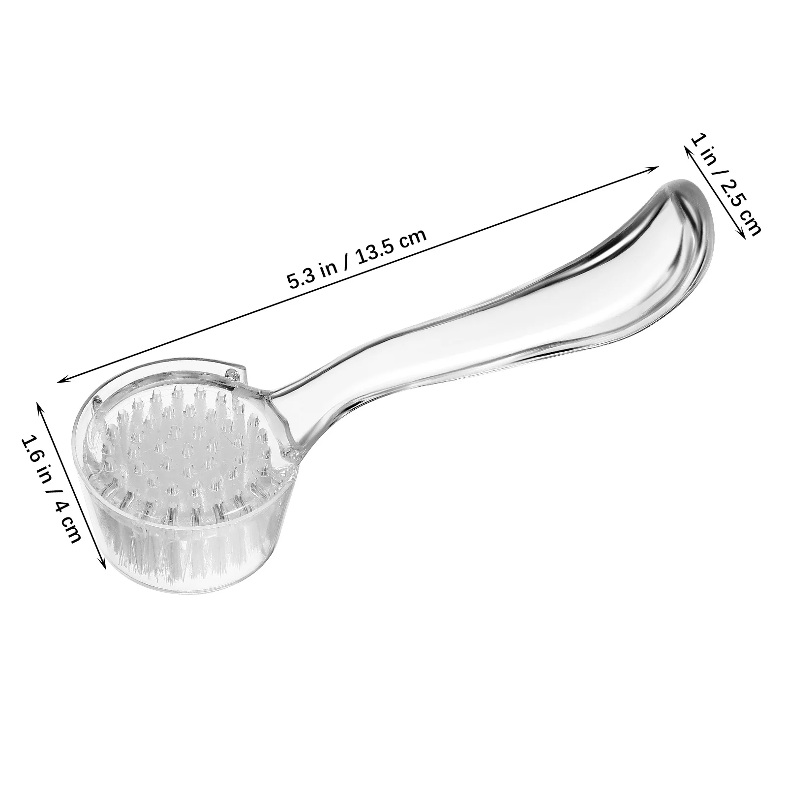 

3 Pcs The Face Cleaning Brush Long Handle Scrub Fingernails Plastic Brushes Cleaner