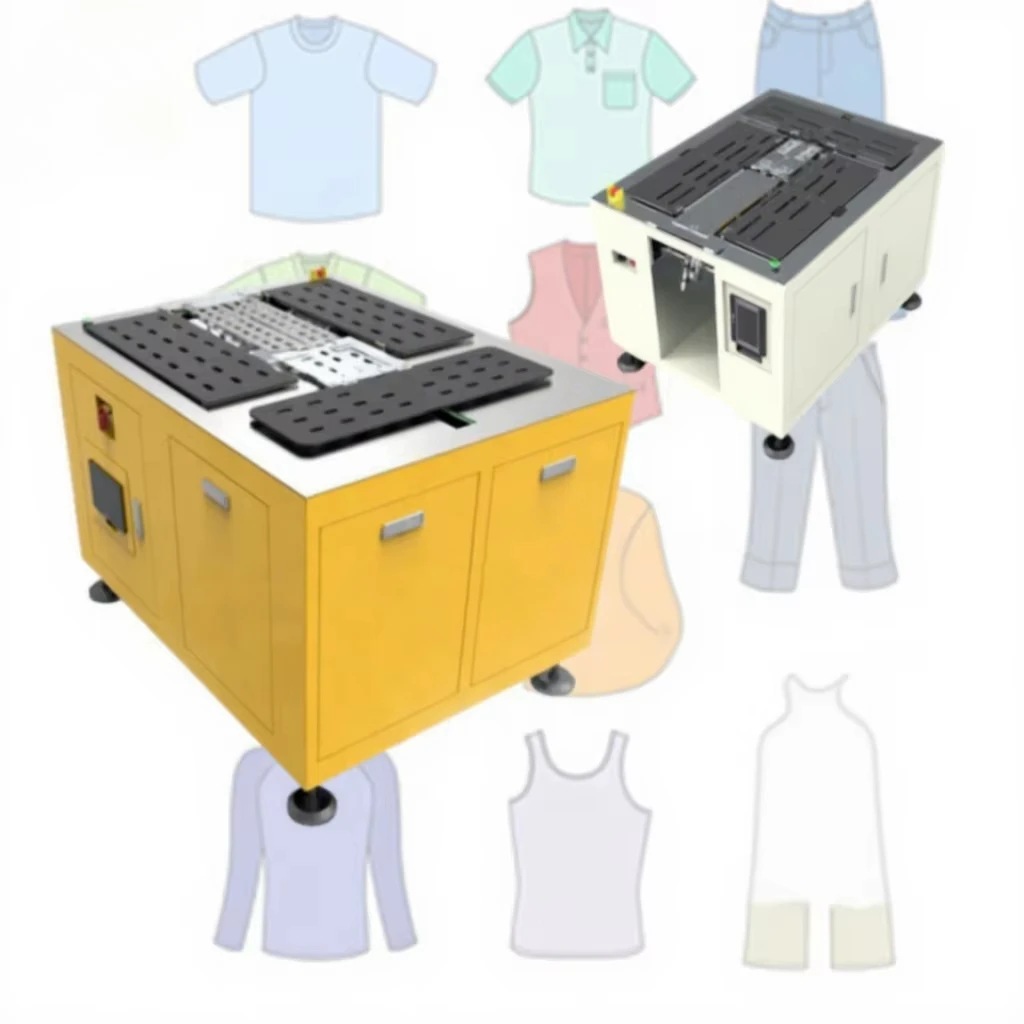 Automatic clothing folding machine, clothing ironing folding machine, semi-automatic T-shirt folding machine