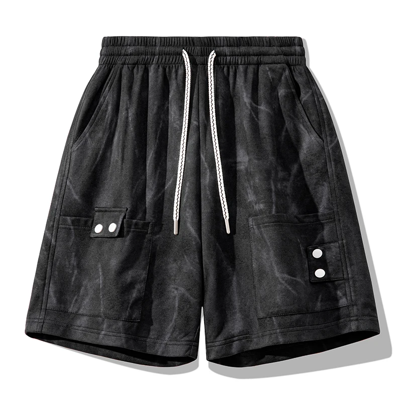 Men Shorts Summer Loose Oversized 6XL 7XL 8XL Plus Size Breathable Fashion Camping Big Pocket Quick Dry Sports Fitness Sweatpant