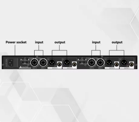 FBX4.4 Automatic Digital Feedback Suppressor, 4 Channel Professional Audio Processor with Dual DSP & 136 Filter Points, XLR/6.5m