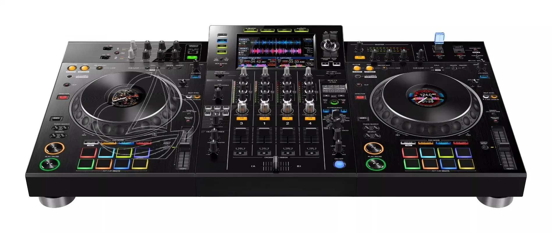

White Silver XDJ-XZ All-In-One DJ Controller Full Cover Skin Clear PC Film Sticker for Professional DJ Equipment
