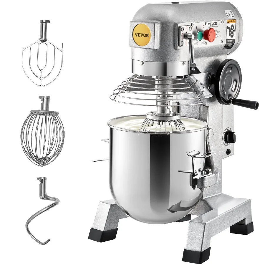 

Commercial Food Mixer 15Qt Commercial Mixer with Timing Function 500W Stainless Steel Bowl Heavy Duty Electric Food Mixer Comm