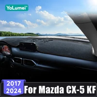 Para Mazda CX-5 CX5 KF 2017 2018 2019 2020 2021 2022 2023 2024 cubierta de salpicadero de coche estera parasol evitar almohadillas de luz Accesorios