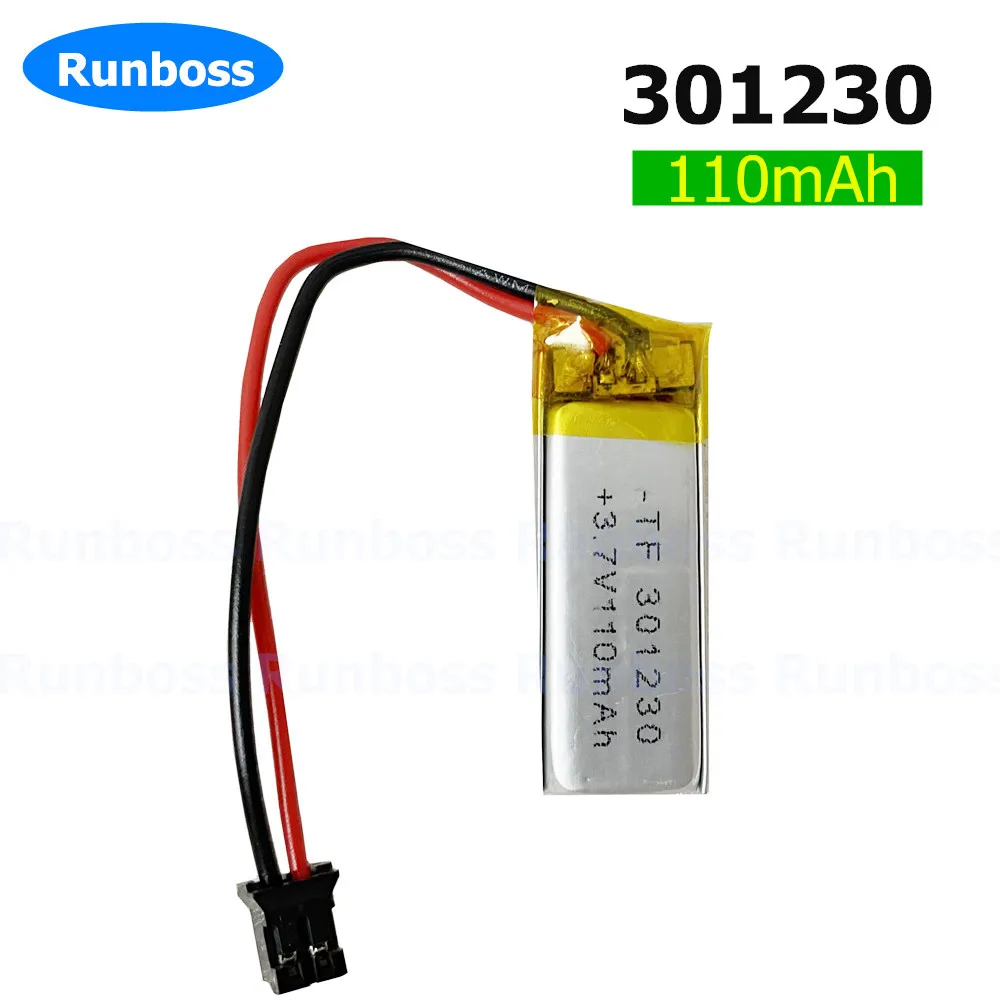 4szt 3.7V 110mAh 301230   Akumulator litowo-polimerowy Li-Po do ładnej klawiatury nano\