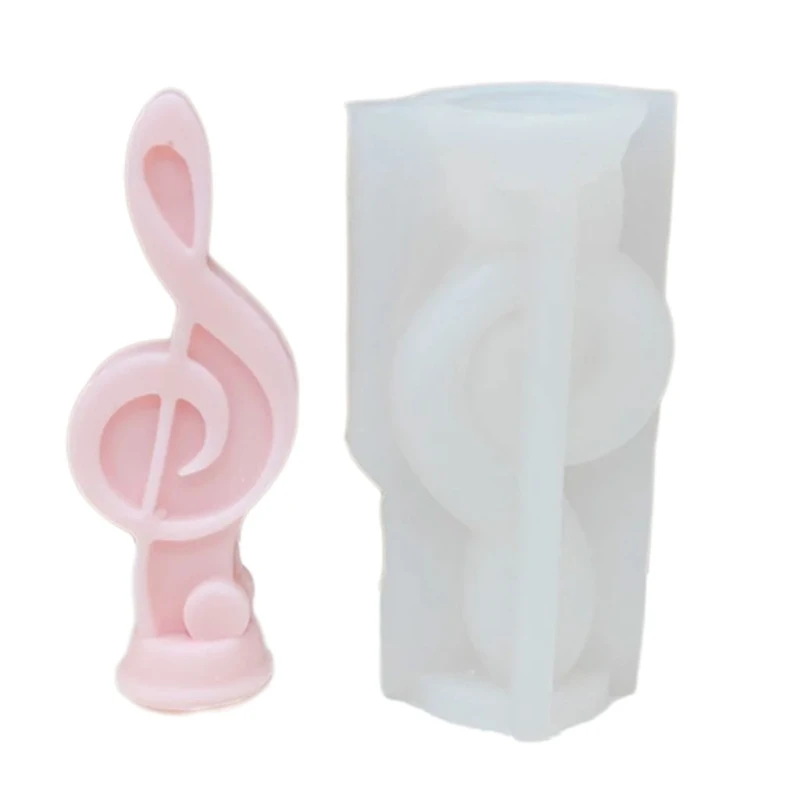 Musical Note Molds Silicone Moulds Scented Resin Casting Molds Handmade DIY Clay Molds Table Decorations