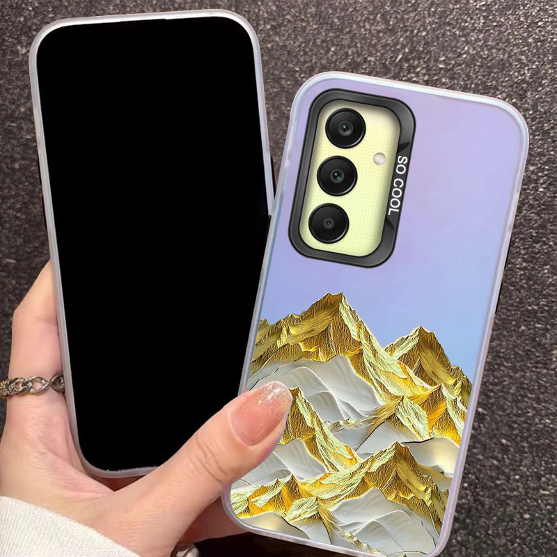 Capa de telefone magma que brilha no escuro, para samsung galaxy a16 a15 a25 a55 a35 a12 a52 a33 a56 a14 a24 a34 a53 a32 a13 capa de silicone