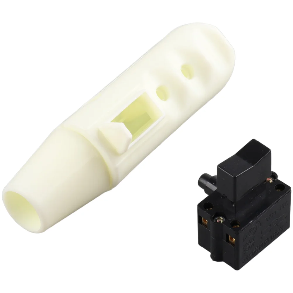 10A Push Button Switch With Plastic Handle Replacement For 400 Type Steel Cutting Machine Power Tool Accessories Black Red