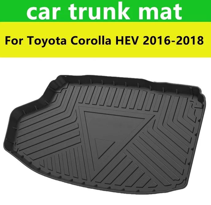 

For Toyota Corolla HEV 2016-2018 Car Rear Trunk Boot Mat Floor Mats Cargo Waterproof Car Accessory