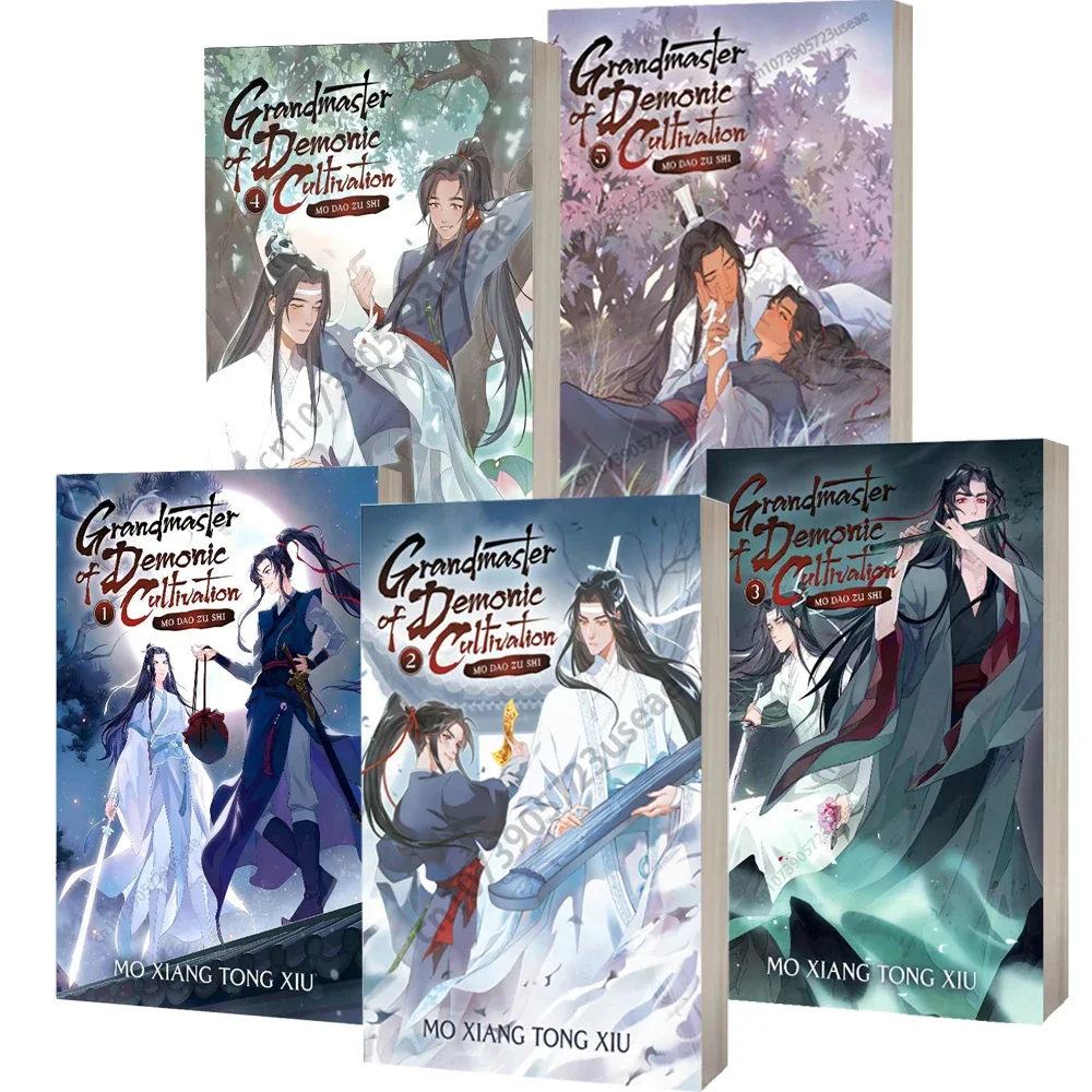 

Grandmaster of Demonic Cultivation: Mo Dao Zu Shi Novel Vol.1-2-3-4-5 Comic Book English Manga Novel Books