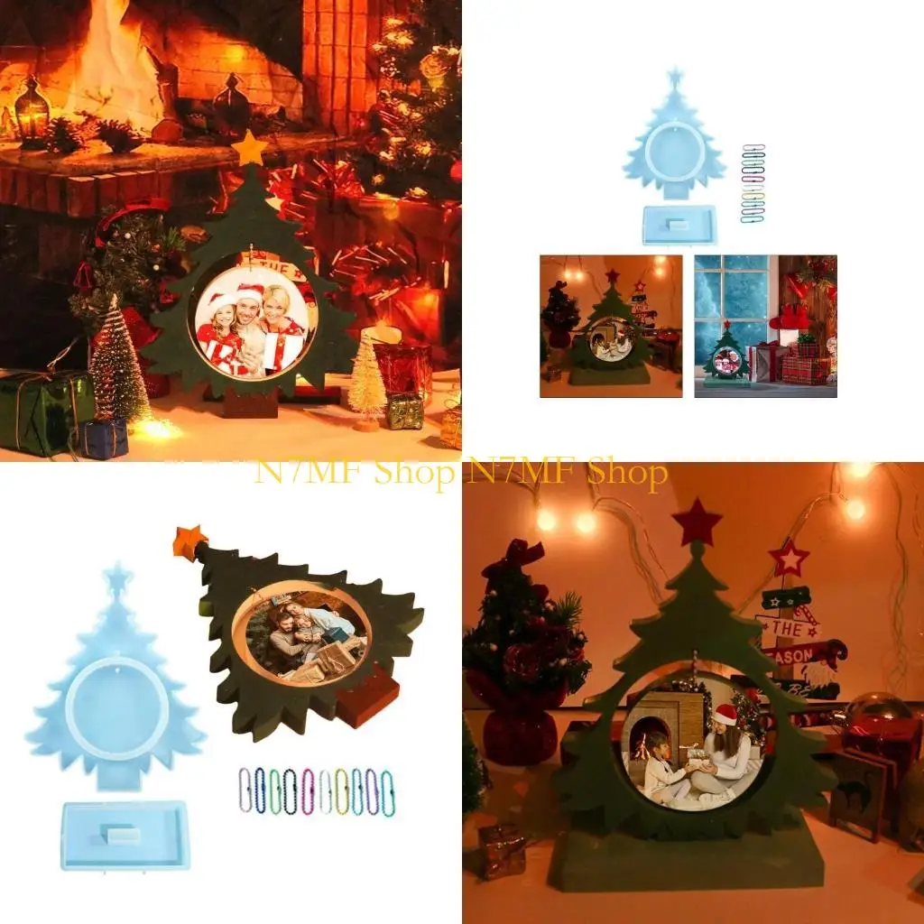 

N7MF Рождественская елка Смола Силиконовая форма