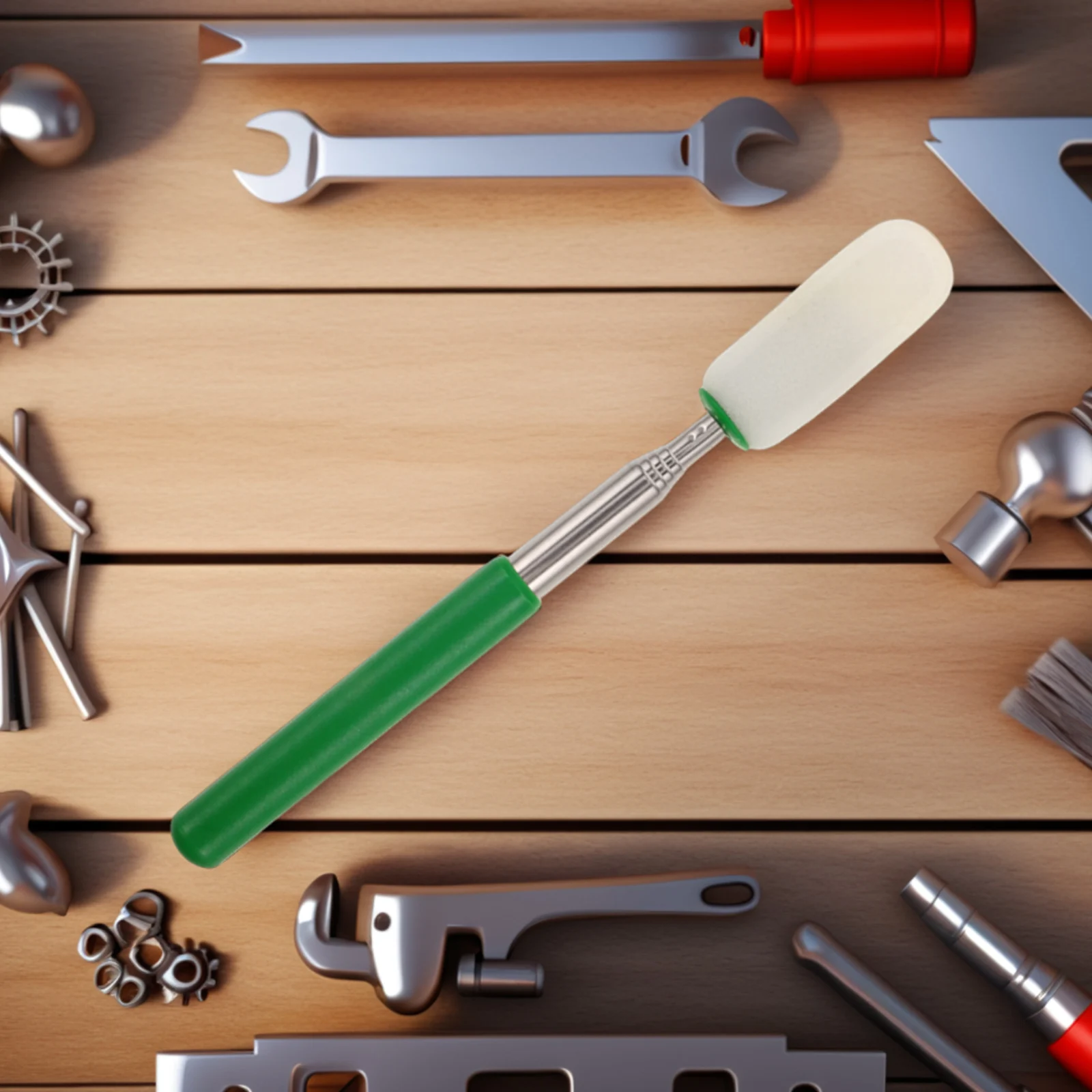 Adjustable Rotating Telescopic Sponge Stick For Pottery Ceramic Clay Fine Texture Durable Water Removal Sculpting Trimming