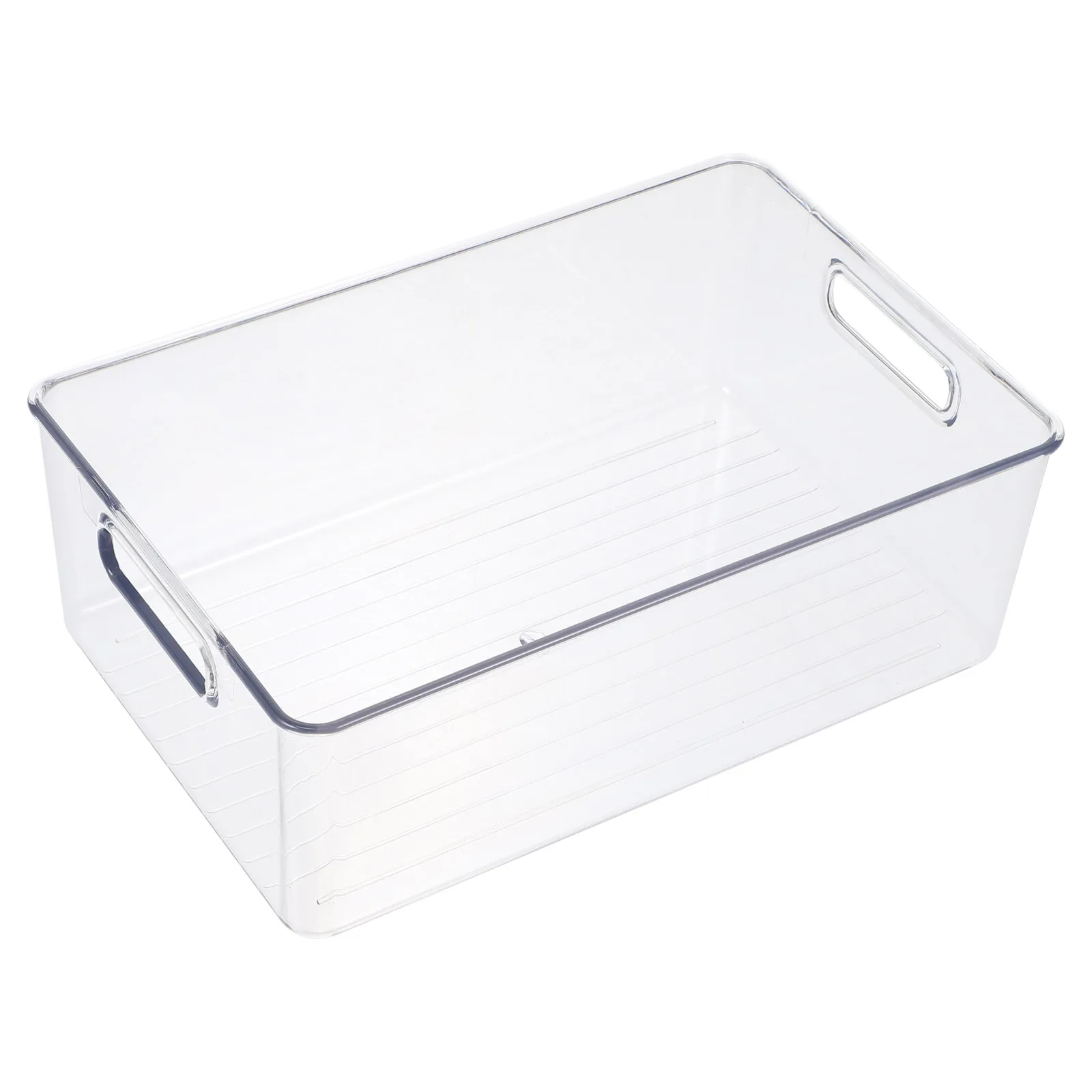 

Transparent Plastic Storage Basket PET Material Durable Safe Living Bedroom ganizer Home Supplies Desktop Box Sundry Holder Toy