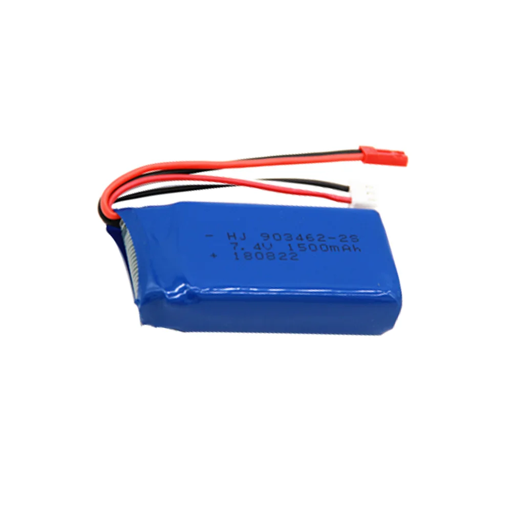 3PCS 7.4 V 1500 mAh Lipo batteria 903462 Per FT009 RC motoscafo Barca di 12428 batteria Lipo 7.4 V 1500 mah 2S JST SM KET SPINA T