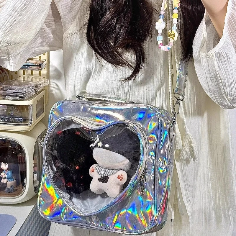 

Y2k сумка через плечо для девочек, эстетические модные рюкзаки в стиле панк, уличная одежда, серебряные сумки, 2025 г., женский повседневный рюкзак в консервативном стиле, тренд 2020