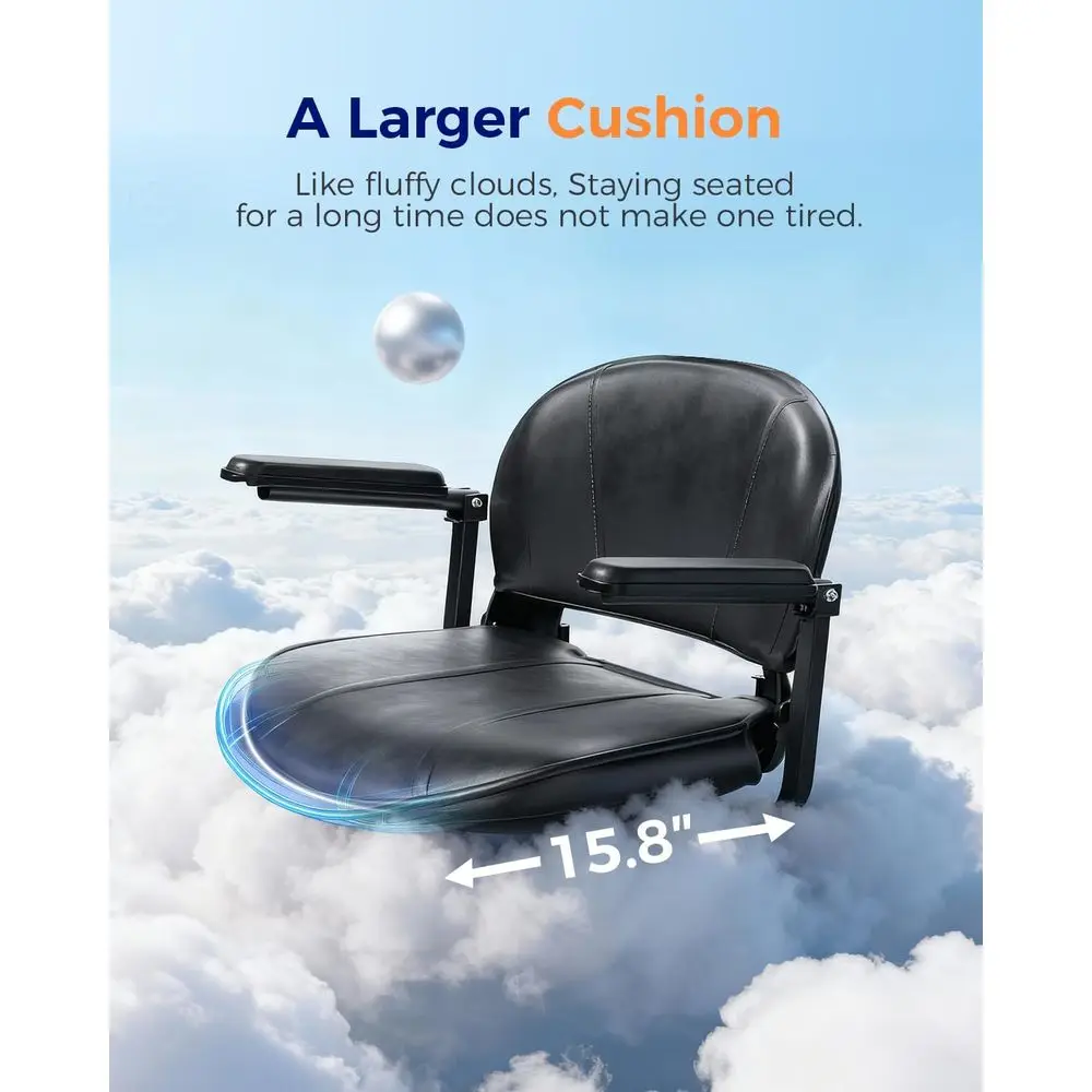 سكوتر متحرك مدمج قابل للطي لكبار السن، كرسي متحرك كهربائي خفيف الوزن بأربعة عجلات، سكوتر سفر محمول قابل للطي مع البحر #4