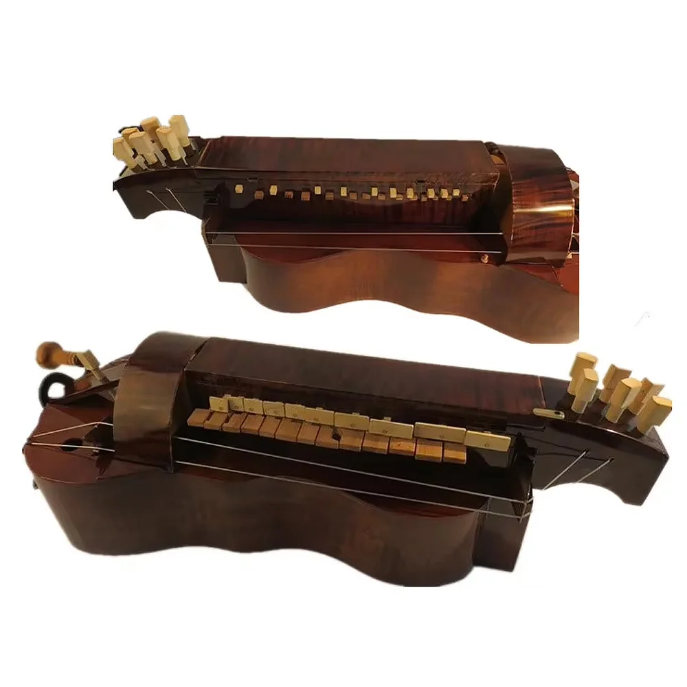 

Ручная работа из клена, 6 струн, 24 клавиши, красивая Hurdy Gurdy # 3