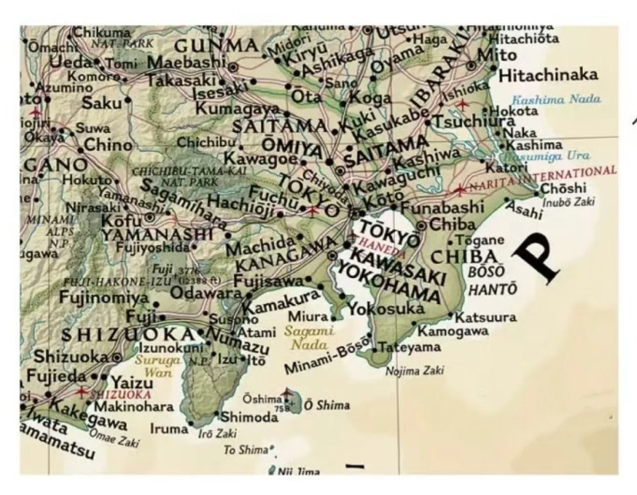 Large Japan Map Wall Art Posters Home Decoration Prints High-quality Cotton Canvas Painting For WALL, Best Gift for Traveler