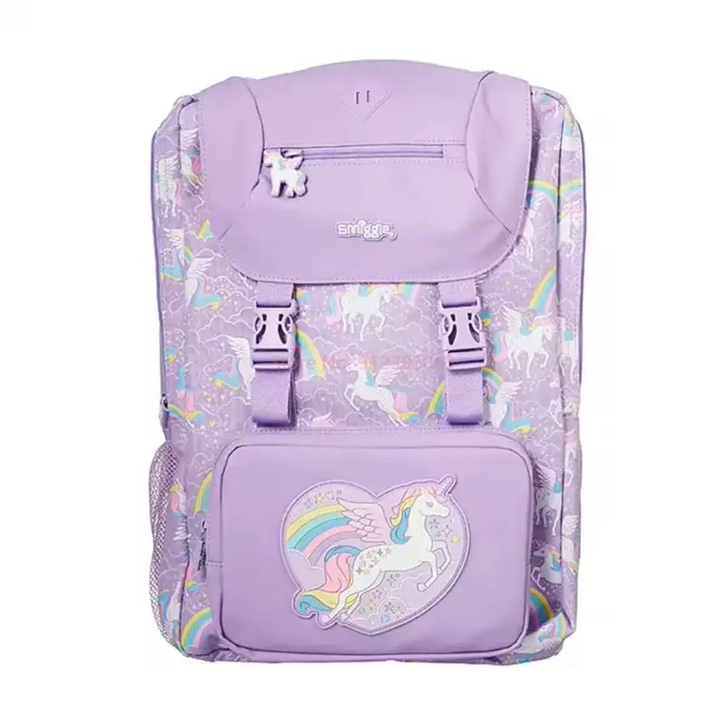 New Zealand Smiggle Cartoon Backpack For Students In Grades 4-6 Cute Schoolbags For Boys And Girls Postman Backpacks Stationery