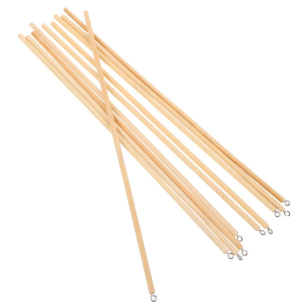 

10Pcs Hand Puppet Control Sticks Solid Wood and Metal DIY Puppet Rods for Smooth Manipulation Shadow Performance