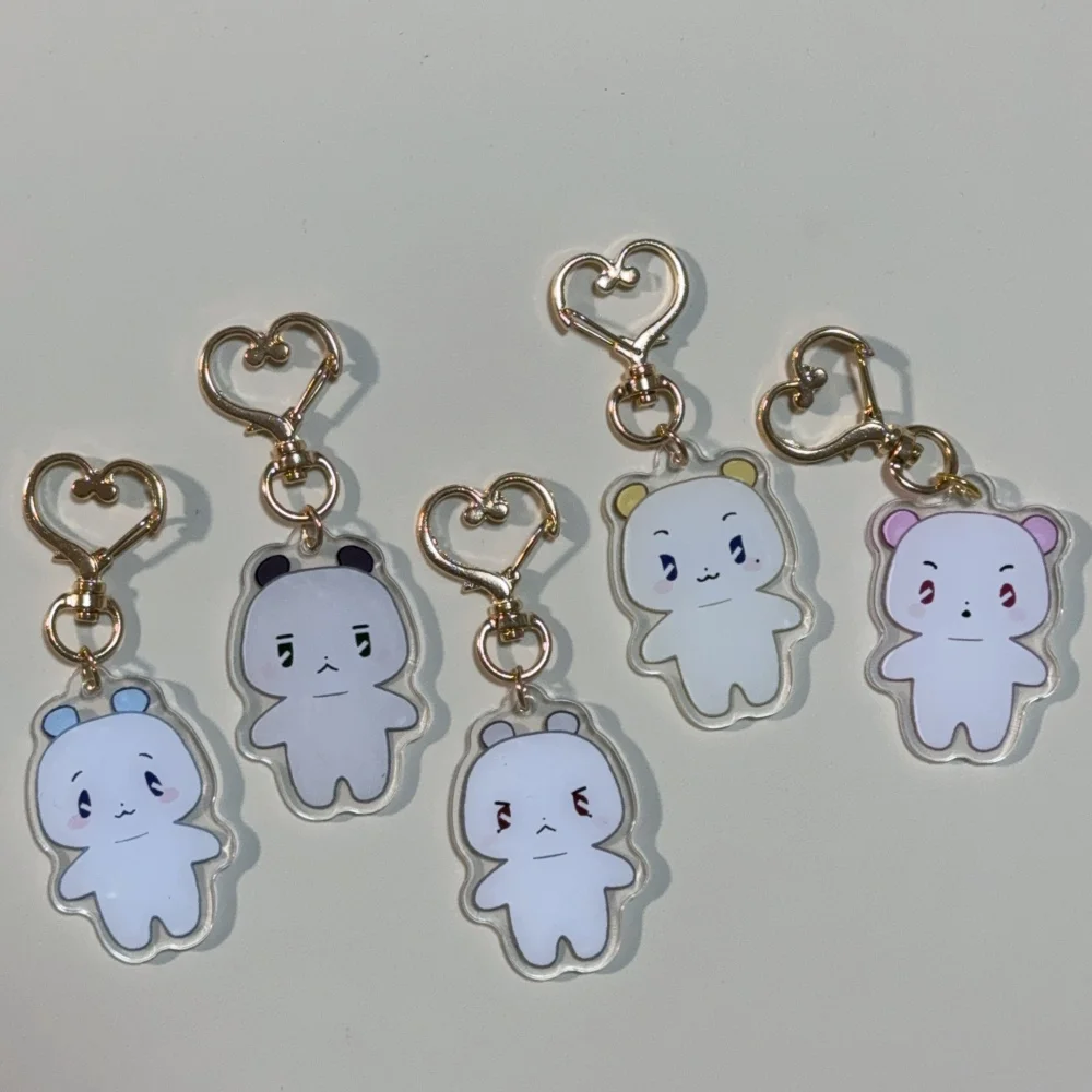 Kpop Plave MMMM شخصية الاكريليك مزدوجة الجانبين قلادة المفاتيح YEJUN NOAH BAMBY EUNHO HAMIN كيرينغ حقيبة الملحقات #2