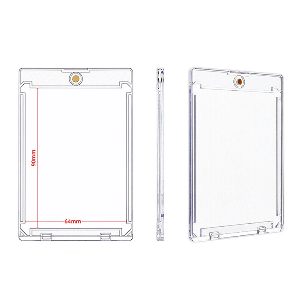 1/5/10 قطعة حامل بطاقة واضحة نوع الجذب المغناطيسي الألعاب الرياضة بطاقة التداول عرض حالة Kpop المعبود صور الأكمام الواقية #5