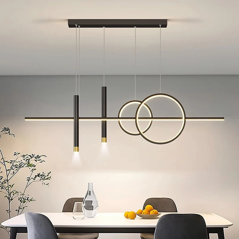 Modern dining room lamparas decoracion Pendant lamp moderno smart Pendant lights decoration salon Chandeliers for dining room