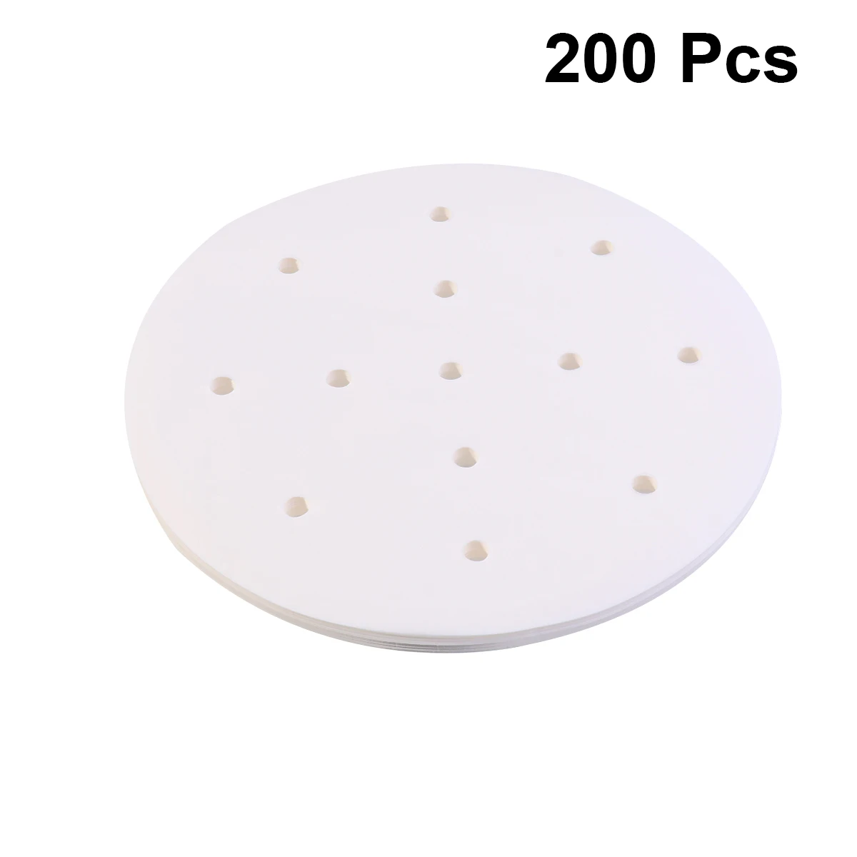 Papier parchemin antiadhésif résistant à la graisse, 200 pièces, revêtement de four non blanchi pour friteuse à Air, gril au micro-ondes, cuisson des biscuits et des pâtisseries