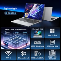 15.6 Inch Laptop Windows 11 i9 Notebook Intel Core i9-10980HK/9900 Fingerprint Unlock 16GB RAM 1TB 2TB SSD Office Gaming Laptops 2