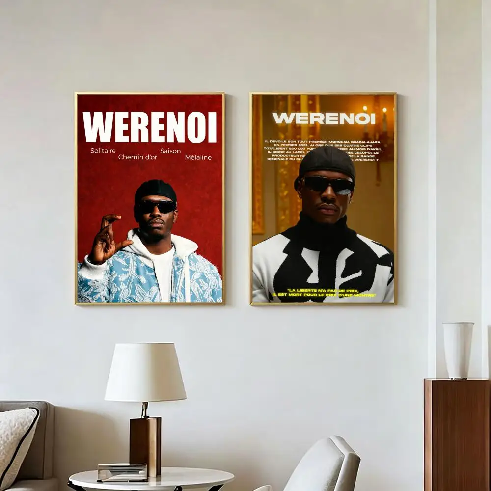 Music Popular Modern W-Werenoi Poster Peel And Stick Wall Art Self Adhesive PP Waterproof Wall Decor Living Room Bedroom Gift
