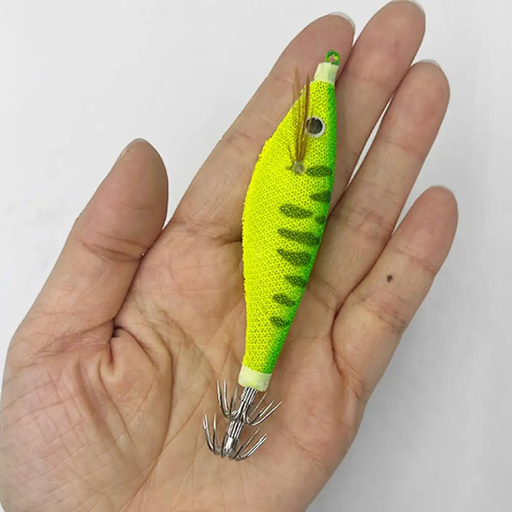 Bright Colored Fishing Lure 10cm Glow-in-the-dark Shrimp Lure with Squid Hook Realistic Bionic Artificial Bait for Freshwater