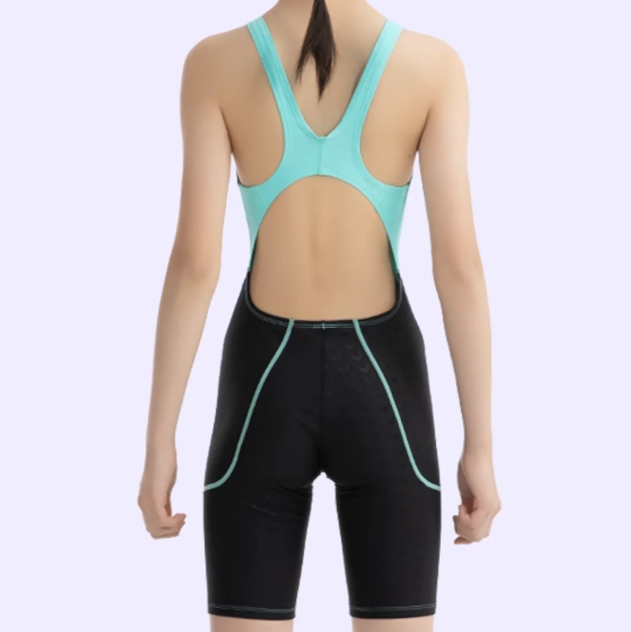 Performance-Bademode für Mädchen, schnell trocknend und chlorbeständig, sportlicher einteiliger Badeanzug für Mädchen, UPF 50+ Badebekleidungs-Outfit – Detail 9