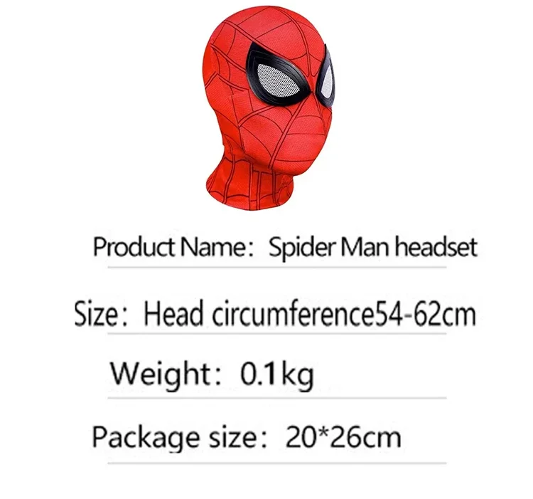 スーパーヒーロー映画 ハンサムなスパイダーマン グウェン ドレスアップ小道具 コスプレ フェイスマスク アメイジングスパイダーマン マイルズ ドレスアップ ヘッドセット 大人用マスク