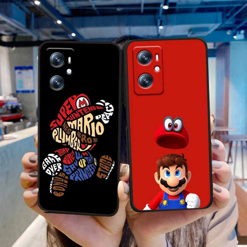 M-Marios Magic Super Cartoon For Xiaomi Redmi 9A 9C 9AT 10C 9 9T 10 12C 13C A3 12 K60 A1 K50 K40 5G Black TPU Phone Case