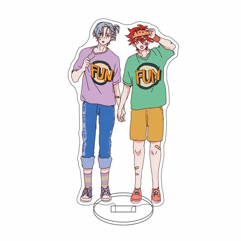 Anime SK8 The Infinity Acrylic Stand Model Reki Kyan Langa Adam Joe Figure Cosplay Plate Holder Topper Desk Decor Plate Gifts view 5