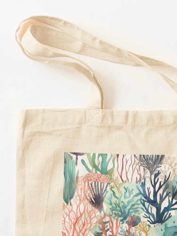Beautiful Coral Watercolour Tote Bag tote personalized the Canvas stote