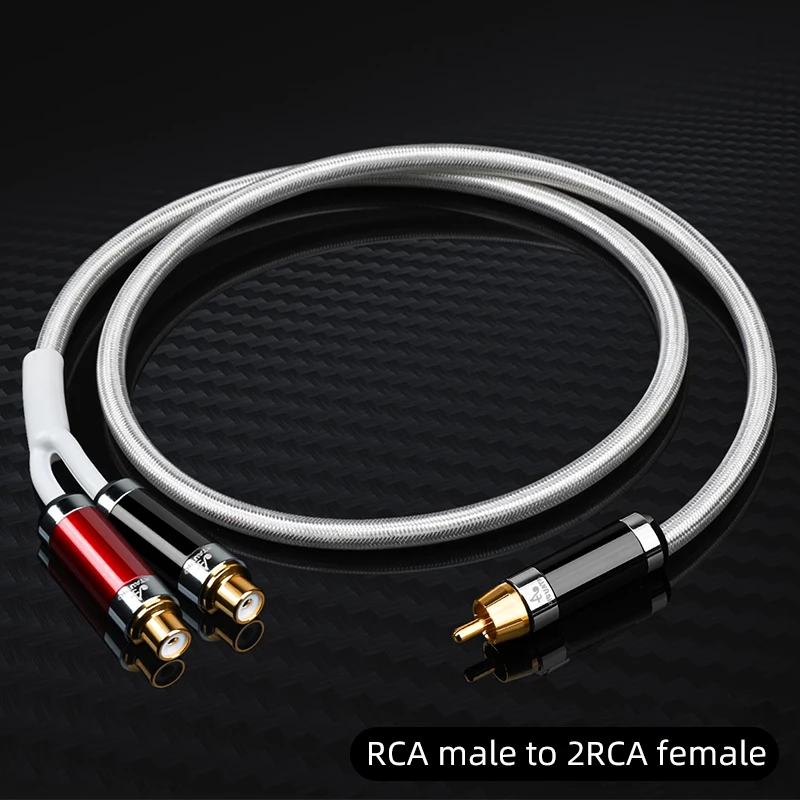 ATAUDIO HiFi RCA to 2RCA Audio Cable 4