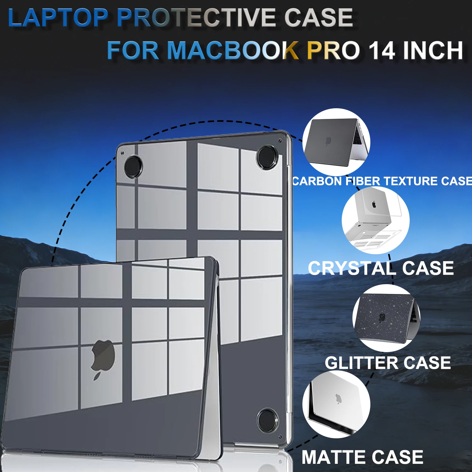 For MacBook Pro 14 inch Case 2026 2025 2024 2023 2022 2021 M5 M4 M3 M2M1 Pro/Max A3434 A3112 A3185 A3401 A2918 A2992 A2779 A2442