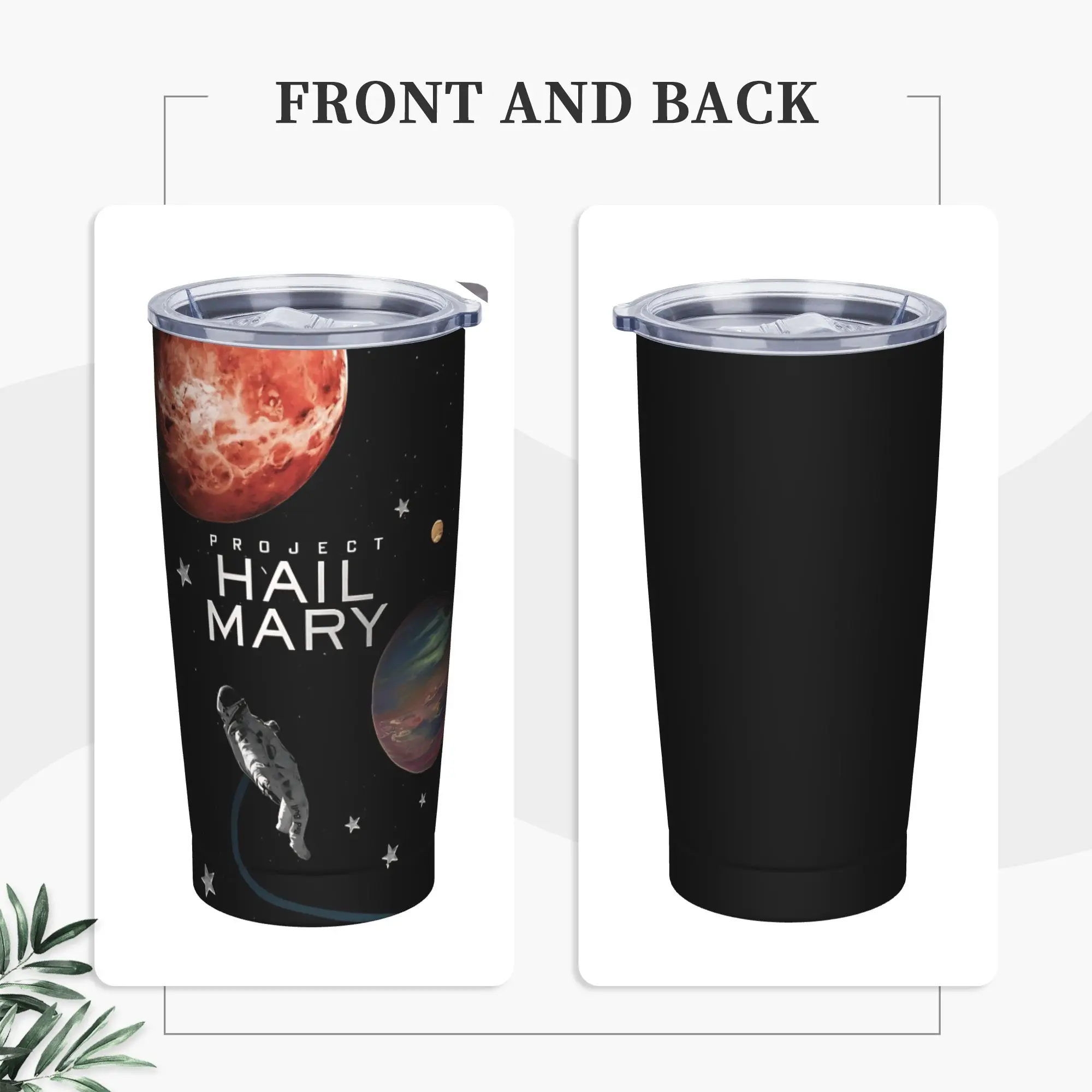 Project Hail Mary Tumbler  Cold Drink Heat Preservation Stainless Steel Thermal Mug Design Car Mugs