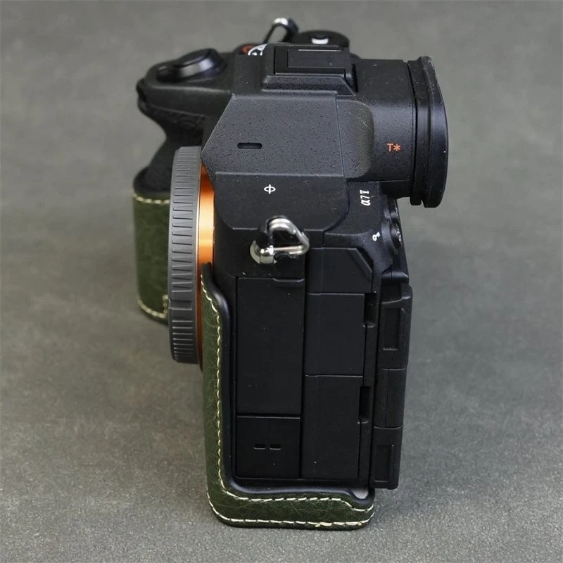 Pu Camera bag For Sony A7R5 a7r5 protective Case Protector A7M5 anti-drop Leather case with 1PCS tempered film
