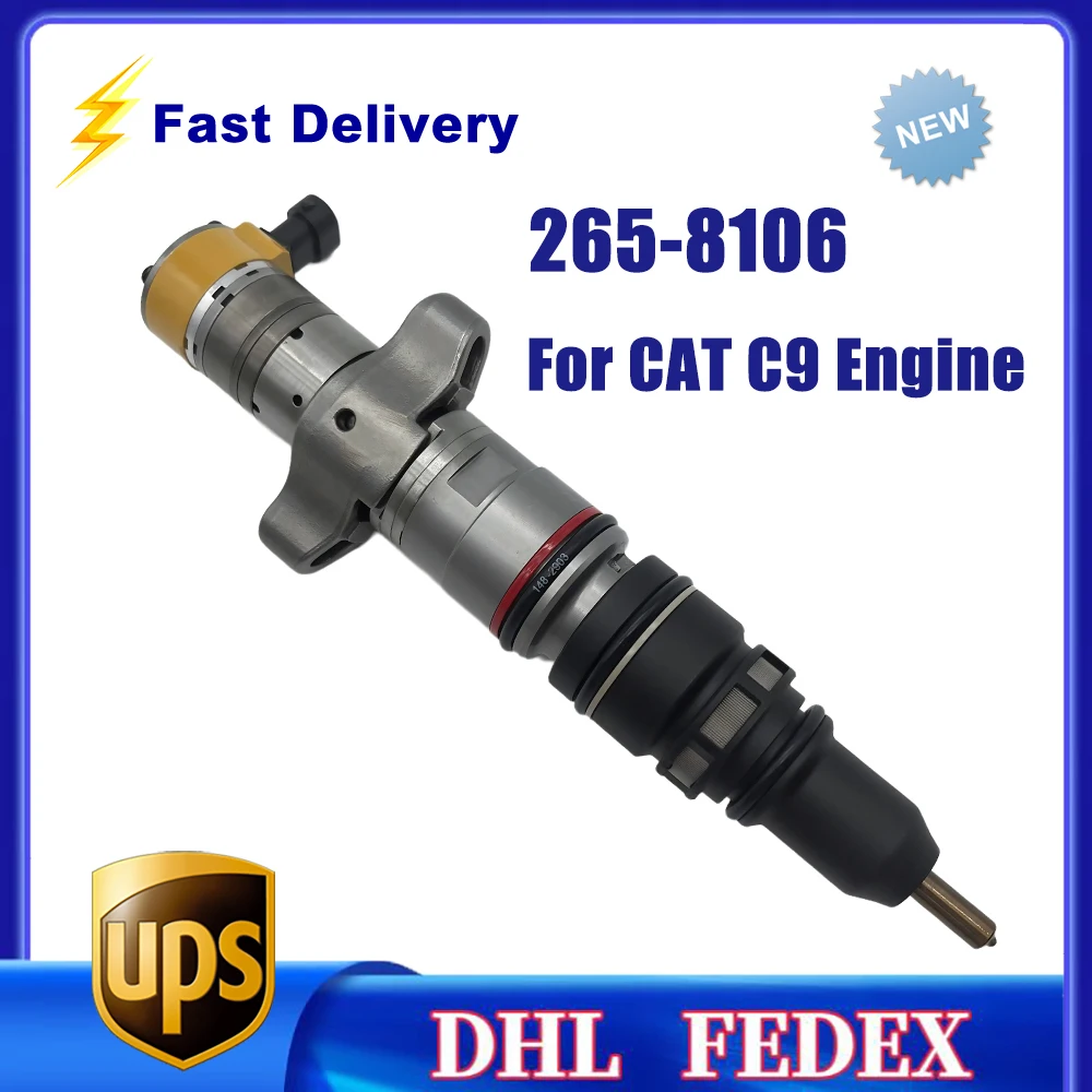 

265-8106 Common Rail Diesel Fuel Excavator For CAT C9 Injector 266-4446 20R-8968