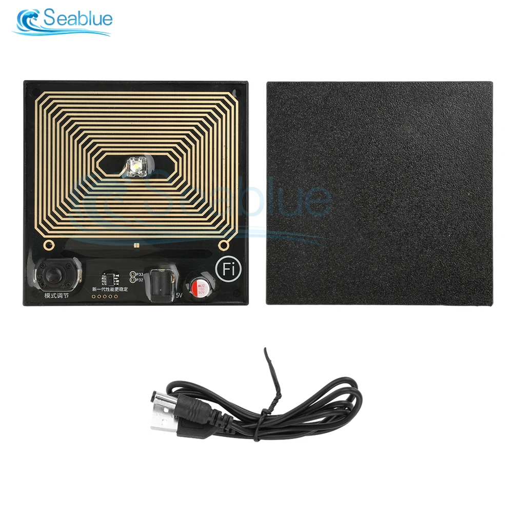 7.83Hz Schumann Wave Pulse Generator DC5.5*2.1 Power Supply Pulse Audio Resonator Ultra-Low Frequency for Relax Body and Mind