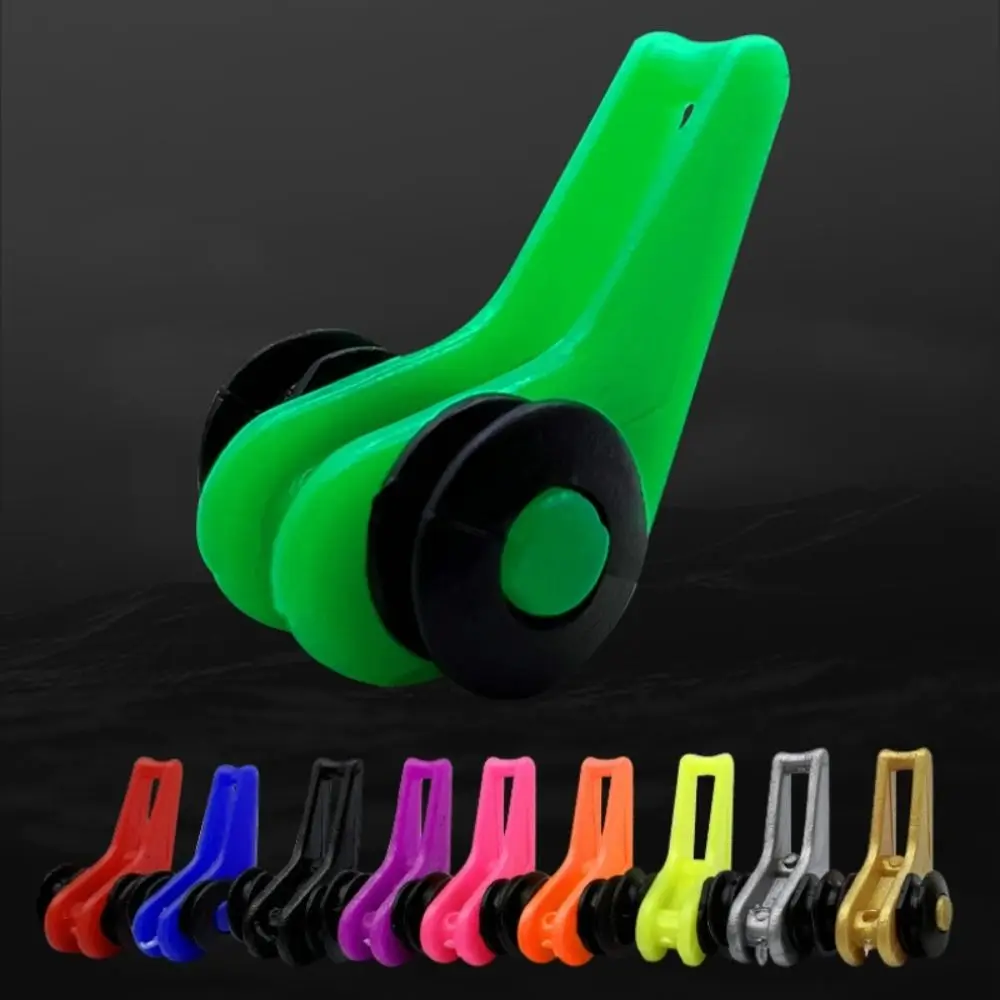 10pcs High Pulling Force Fishing Bait Holder No Curling Securely Fishing Hook Keeper Plastic with Rubber Rings Fishing Rod Fixed