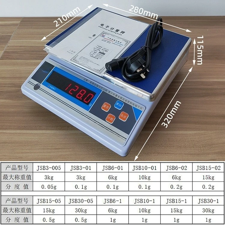Plate-forme de pesage électronique pesant kg