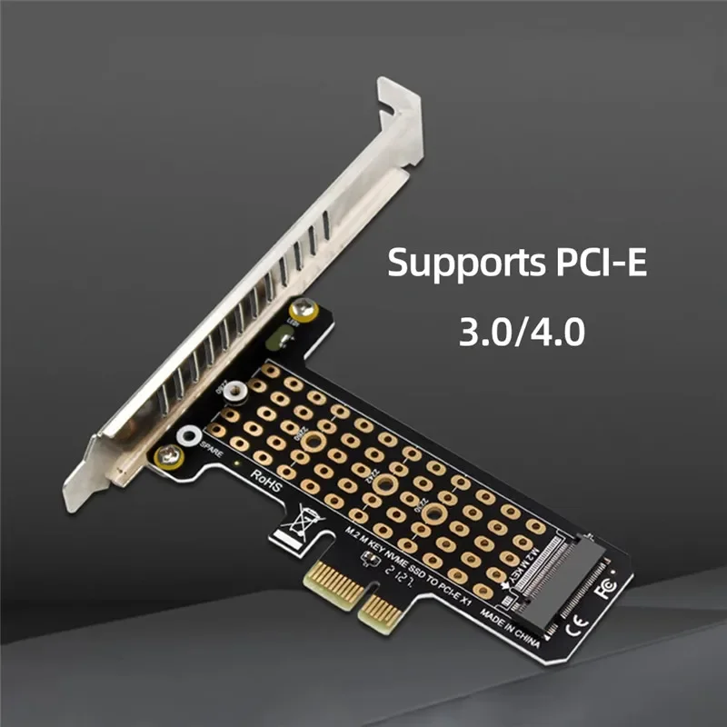 

M.2 NVME B&M Key To PCIe 4.0/3.0 X1 x1 X4 x8 x16 Interface Adapter Card PC Motherboard For 2230 2242 2260 2280 SSD Hard Disk
