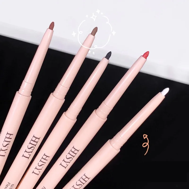 Mattes Rotbraun Eyeliner-Gel-Stift Ultra-dünn Langanhaltend Schnelltrocknend Glatt Farbenfroher Lidschatten Liegender Seidenraupen-Stift Make-up Kosmetik