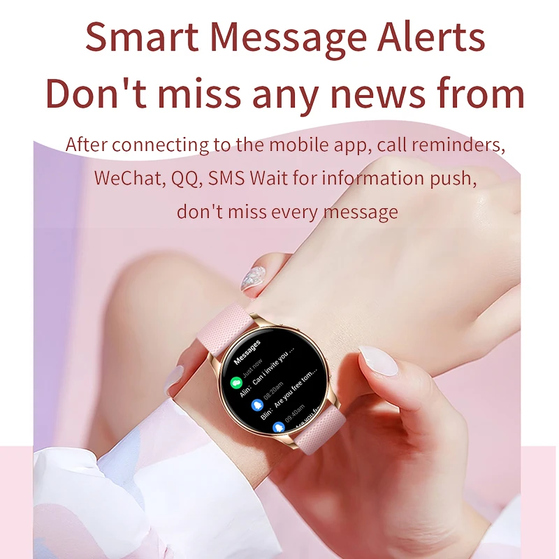2025 Xiaomi Factory SmartWatch النساء الرجال شاشة تعمل باللمس الكامل بلوتوث 5.2 دعوة مقاوم للماء GPS الرياضة جهاز تعقب للياقة البدنية